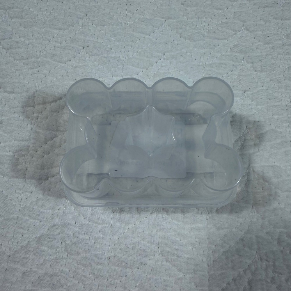 10x3mL Vial Storage‎ Box Case Clear Plastic - 50 PCs